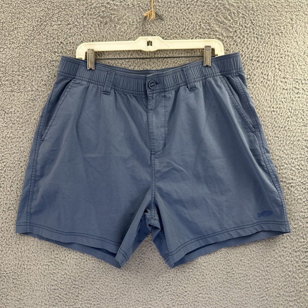 AFTCO Shorts 5" Blue Fishing Outdoor Stretch Men's XL
